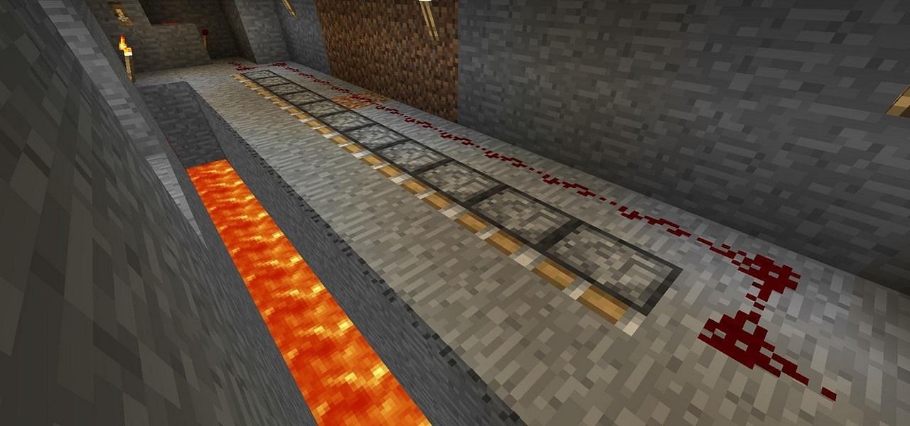 Redstone builds can be traps, bases, and more (Image via Minecraft)