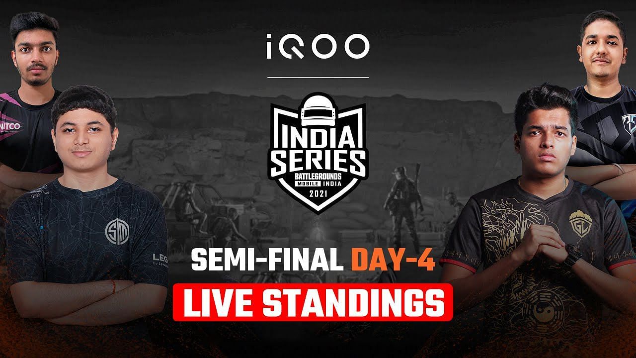 The Battlegrounds Mobile India Series 2021 Semifinals Day 4 starts soon