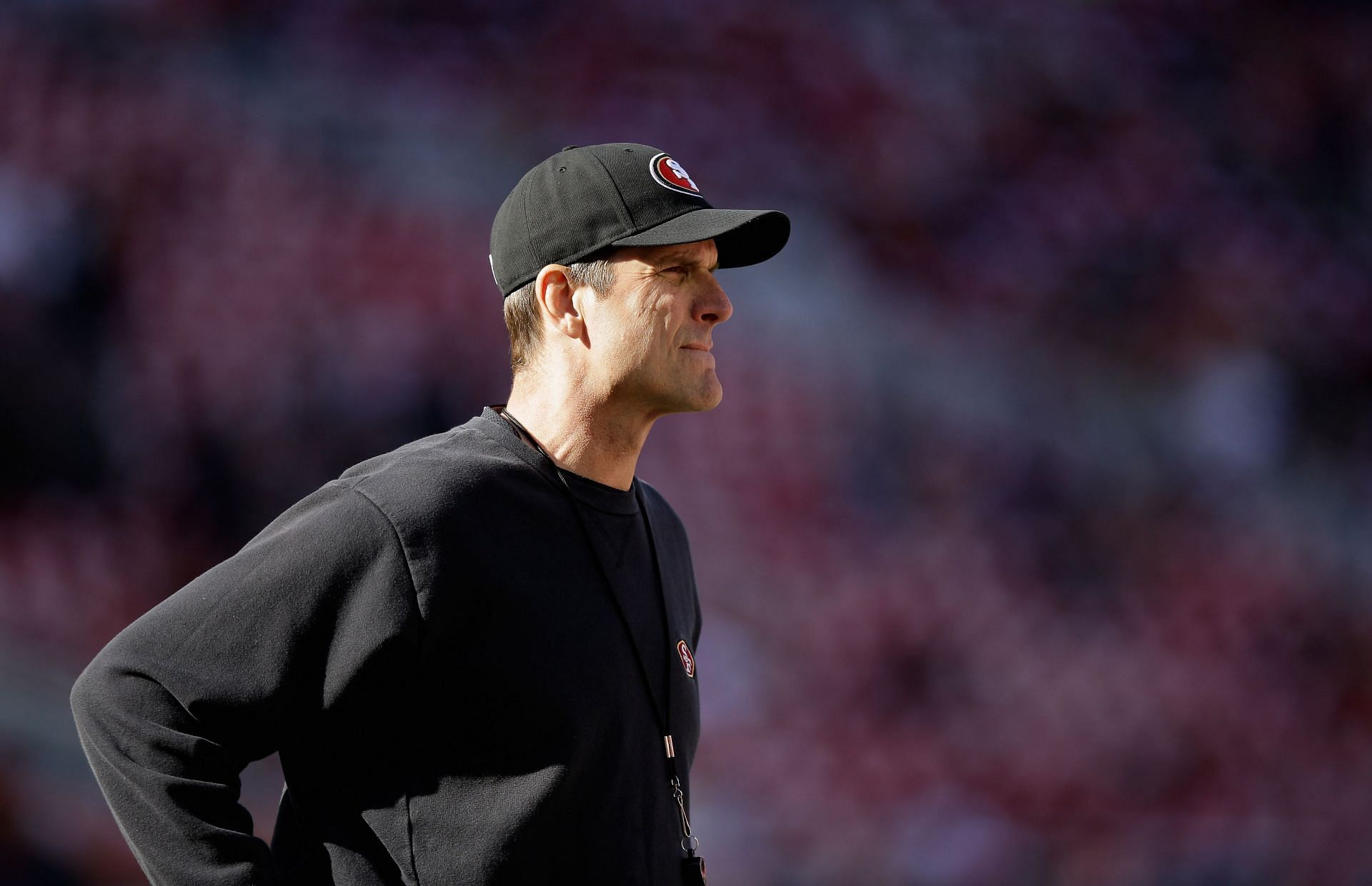 Jim Harbaugh as coach of the San Francisco 49ers