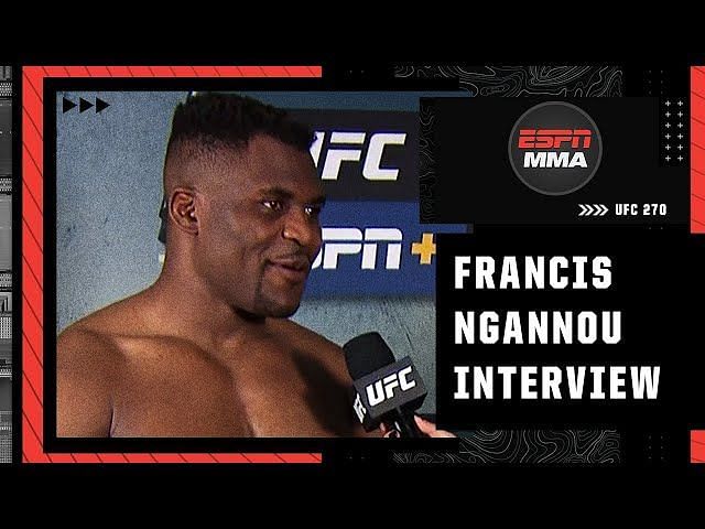 UFC 270: Francis Ngannou reveals how his knee injuries affected his ...