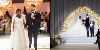 Serena Williams' ball gown is the most expensive celebrity wedding dress of all time