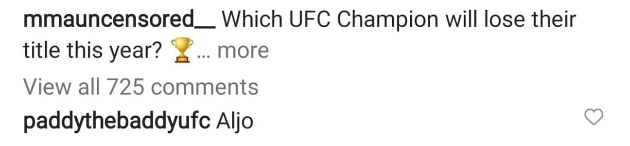 Do you think Aljamain Sterling will lose his UFC bantamweight title this year?