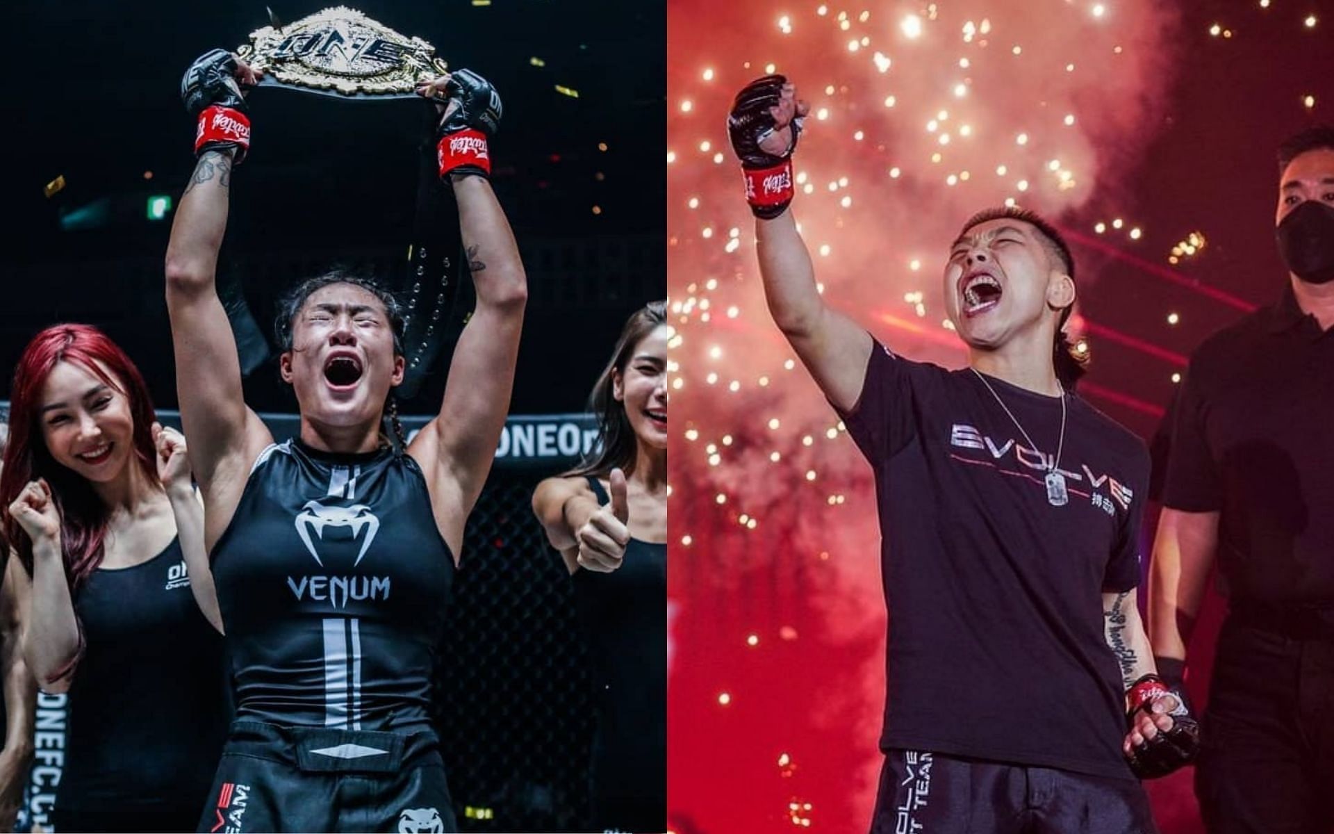 ONE Championship stars Angela Lee and Xiong Jing Nan have unfinished business against each other. [Photos: @angelaleemma, @jingnanxiong on Instagram]