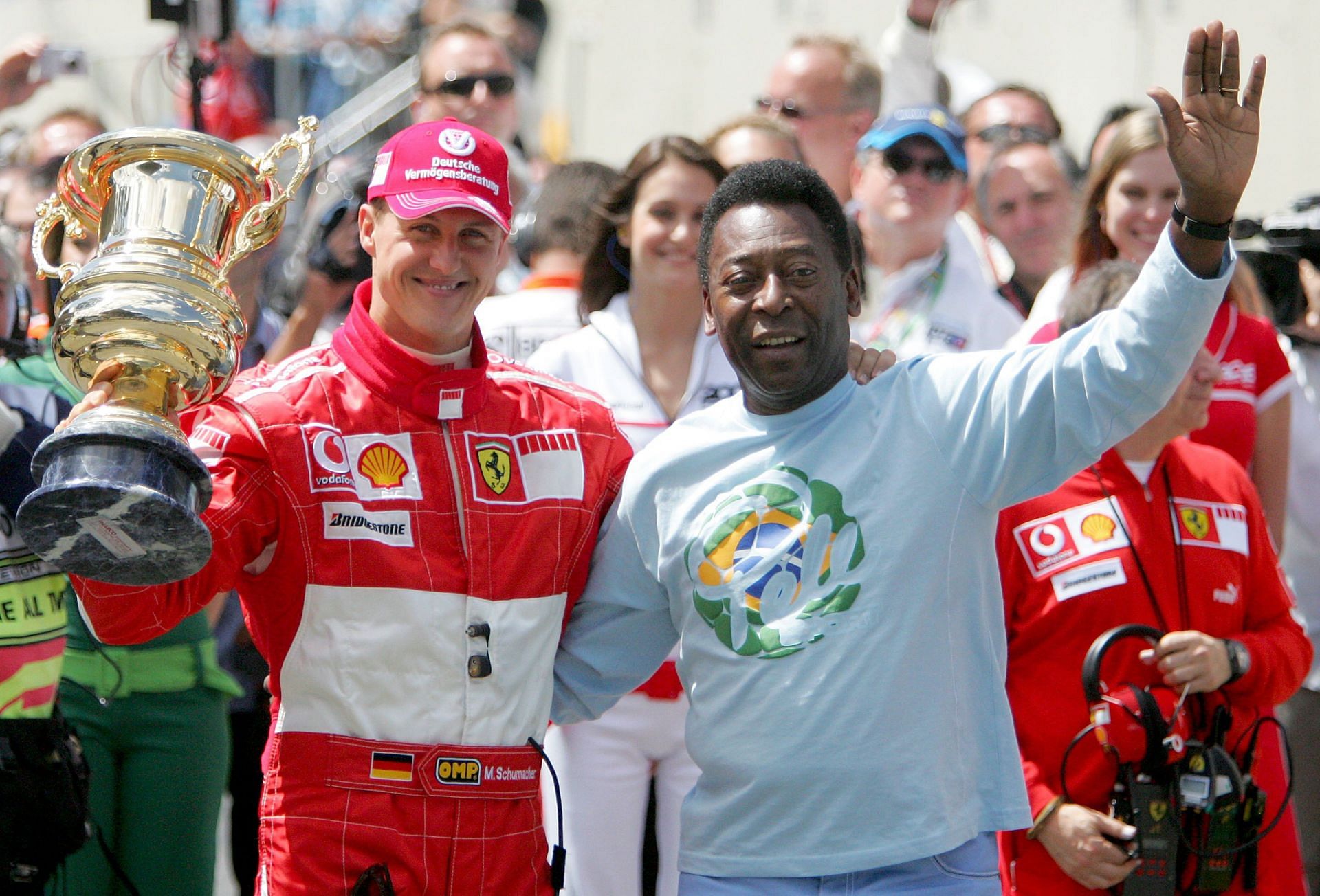 Michael Schumacher (left) made Formula 1 a household name in Germany