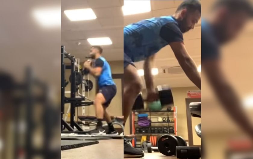 [Watch]: Ajinkya Rahane sweats it out in the gym ahead of IPL 2022