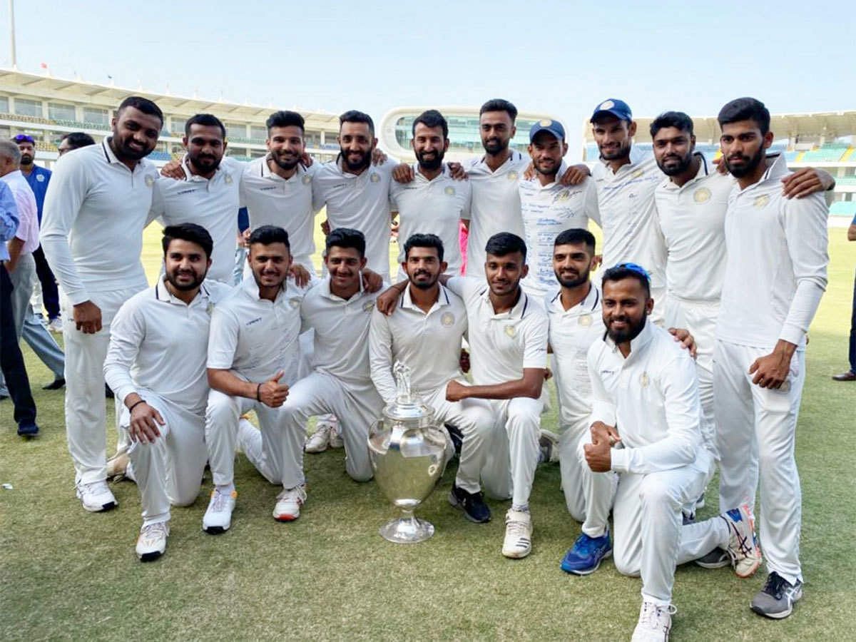 Saurashtra were the last winners of the Ranji Trophy in the 2019/20 season