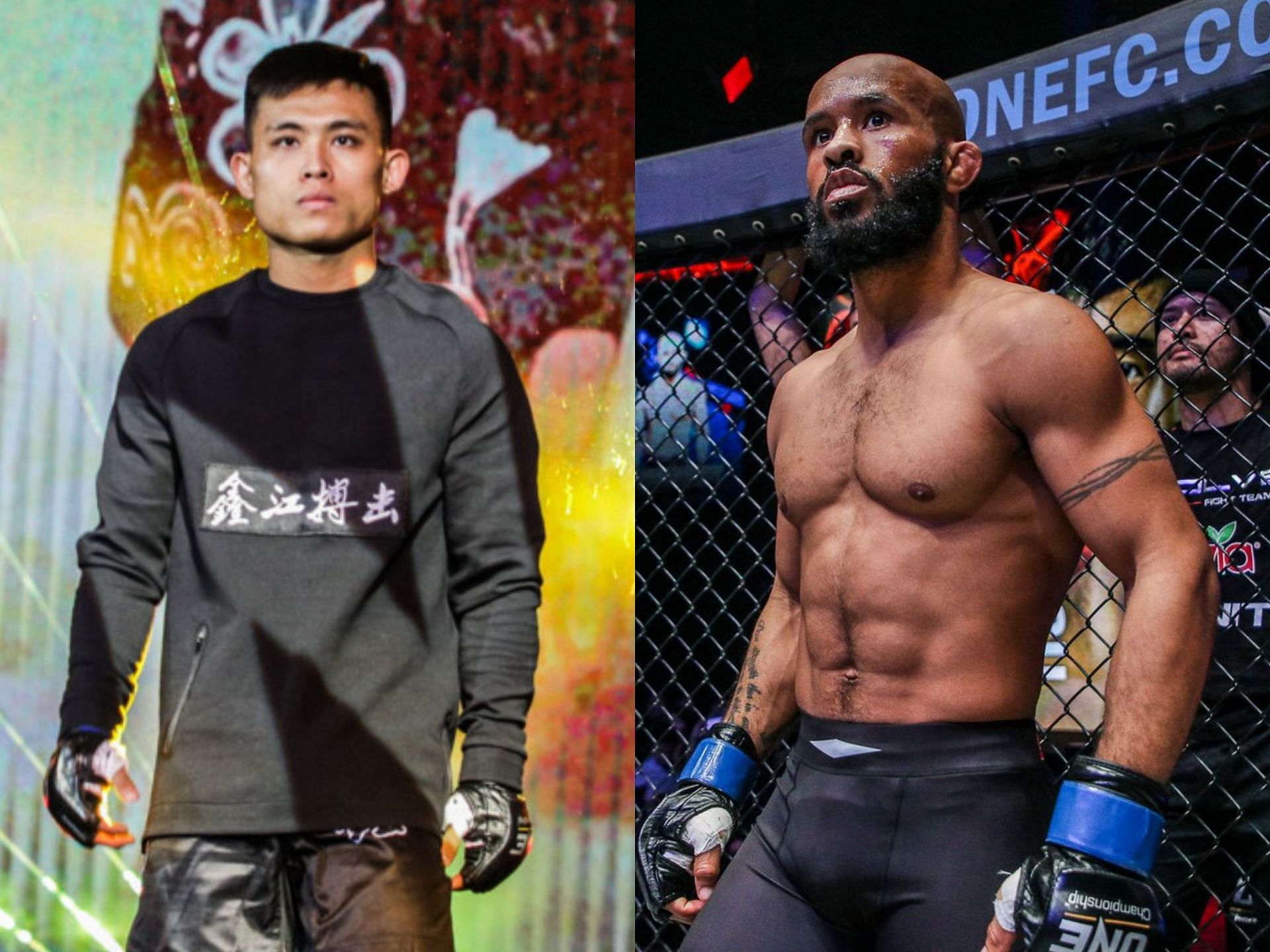 Wang Shuo (left) and Demetrious Johnson (right). [Photo: ONE Championship]