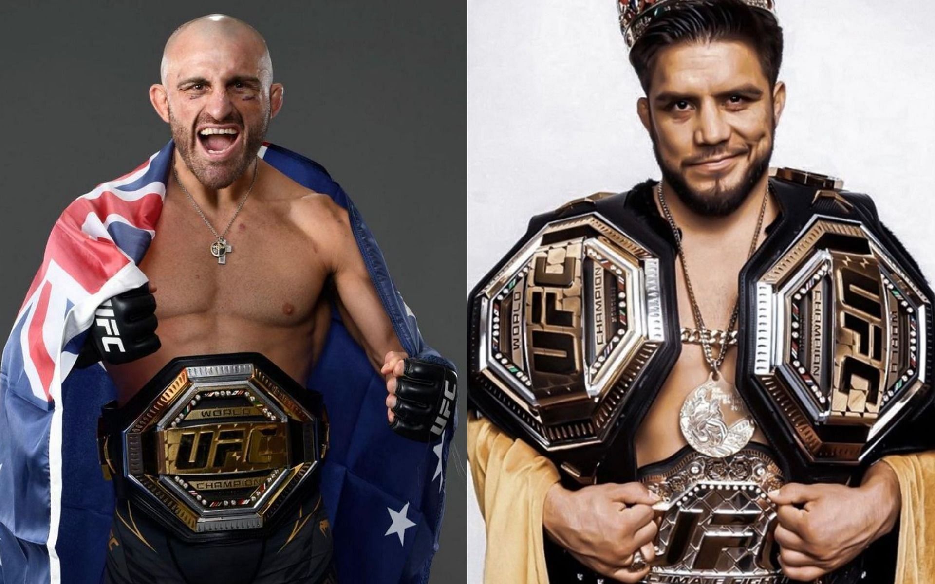 Alexander Volkanovski (left), Henry Cejudo (right) [Images Courtesy: @alexvolkanovski @henry_cejudo on Instagram]