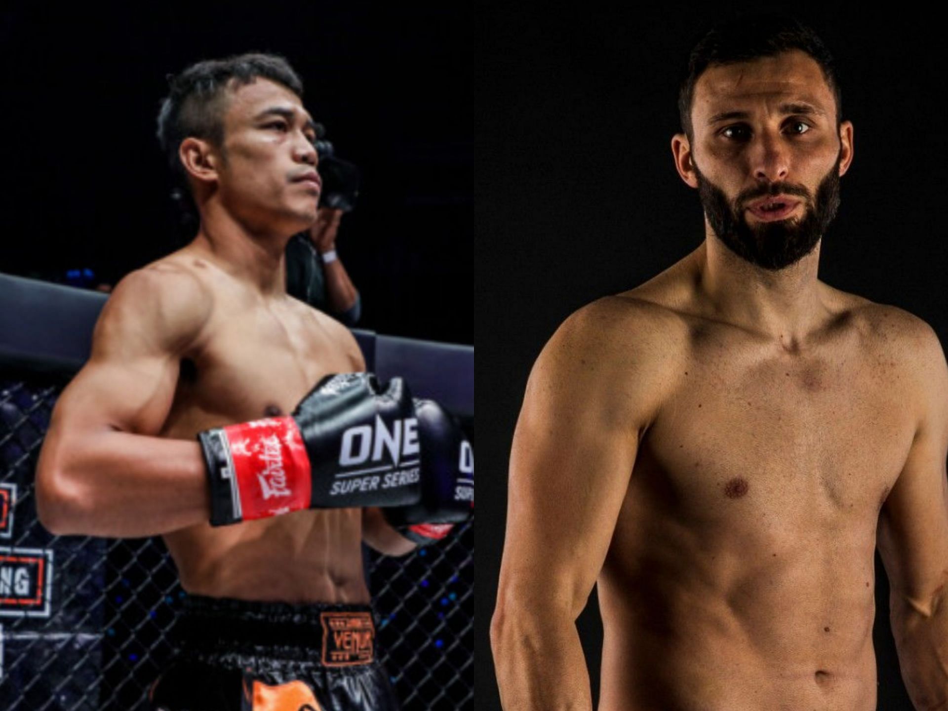 Sitthichai Sitsongpeenong (left) and Davit Kiria (right). [Photo: ONE Championship]