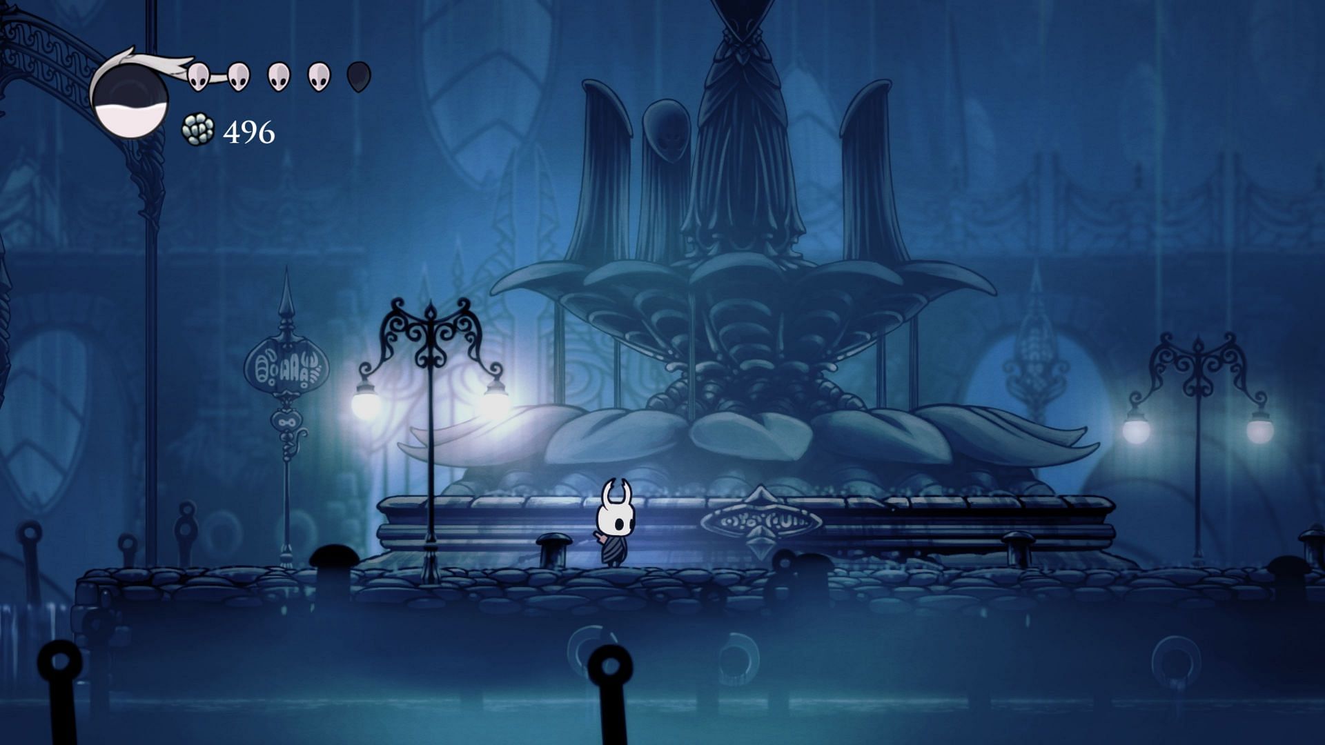 Despite being a metroidvania game, Hollow Knight stands firm within the Soulslike genre (Image via Hollow Knight)