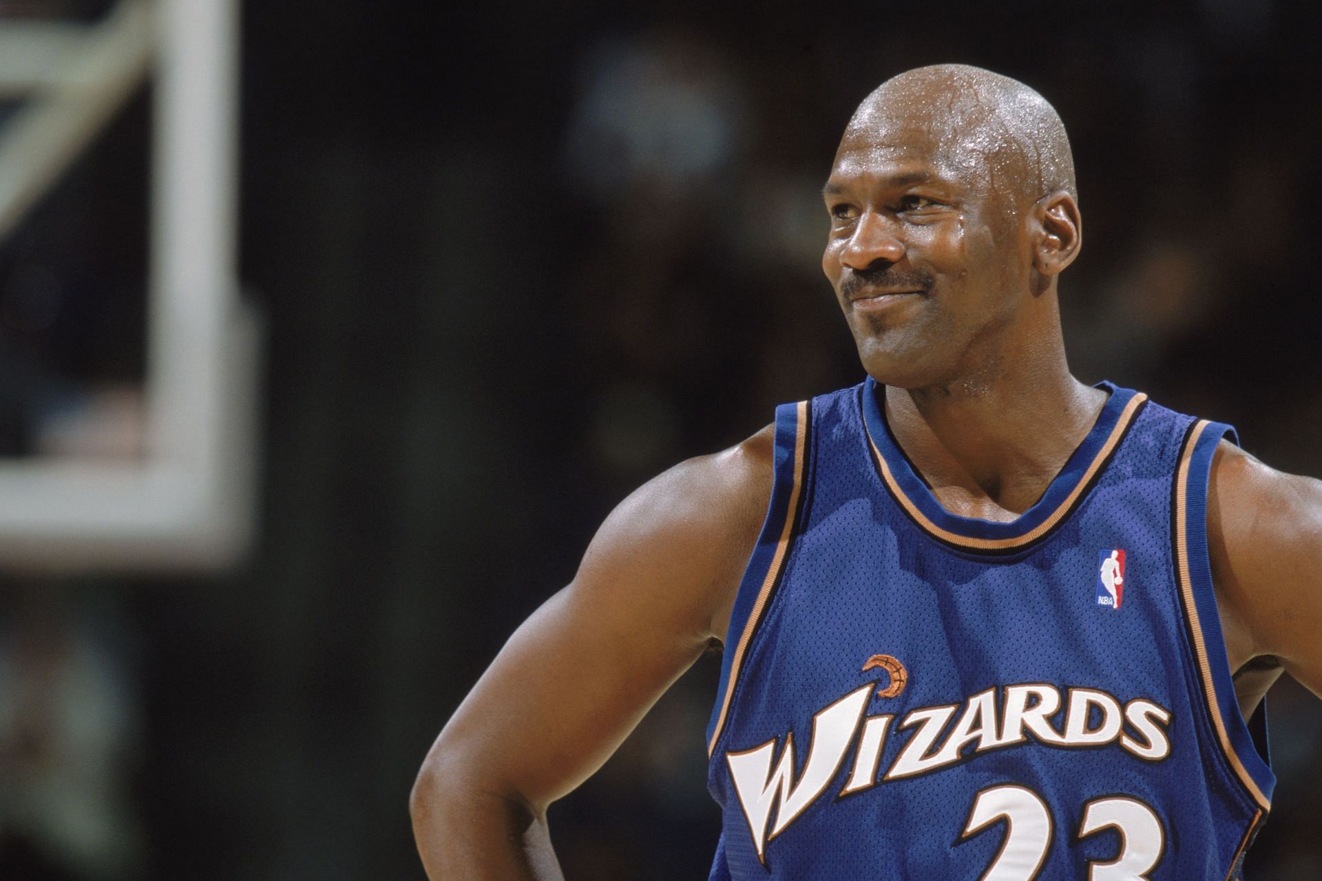 Michael Jordan with the Washington Wizards in 2002