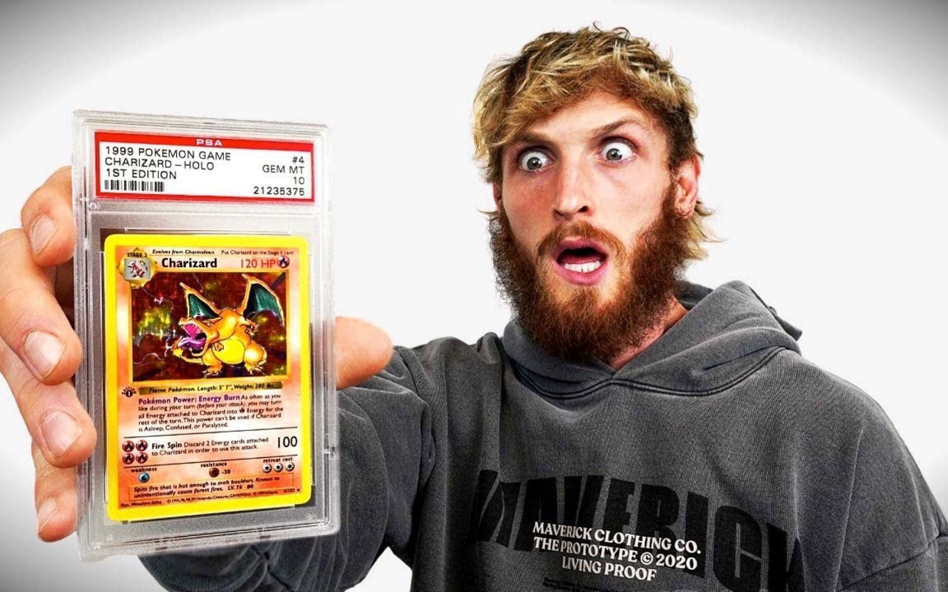 Logan Paul might have spent $3.5 million on fake Pokemon cards [Image Courtesy: Logan Paul&#039;s YouTube]