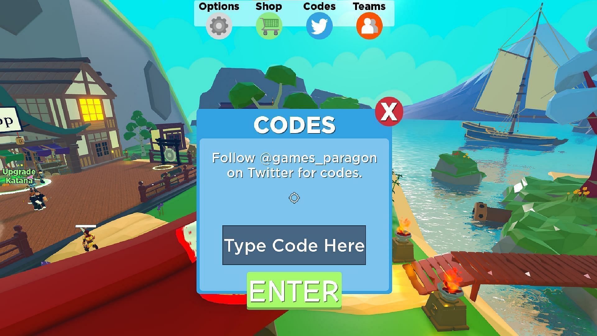 Redeeming codes in-game (Image via Sportskeeda)