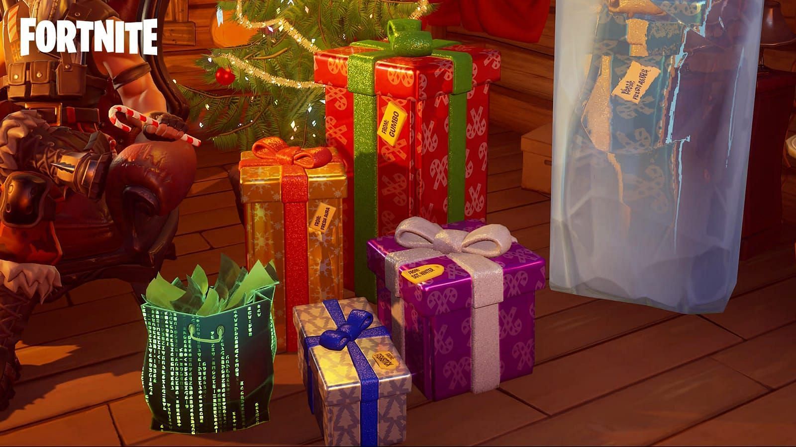 One final gift lies in store for Fortnite players as Winterfest comes to a close (Image via Epic Games)