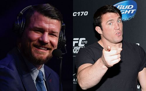 Former UFC champion Michael Bisping [left], UFC legend Chael Sonnen [right]