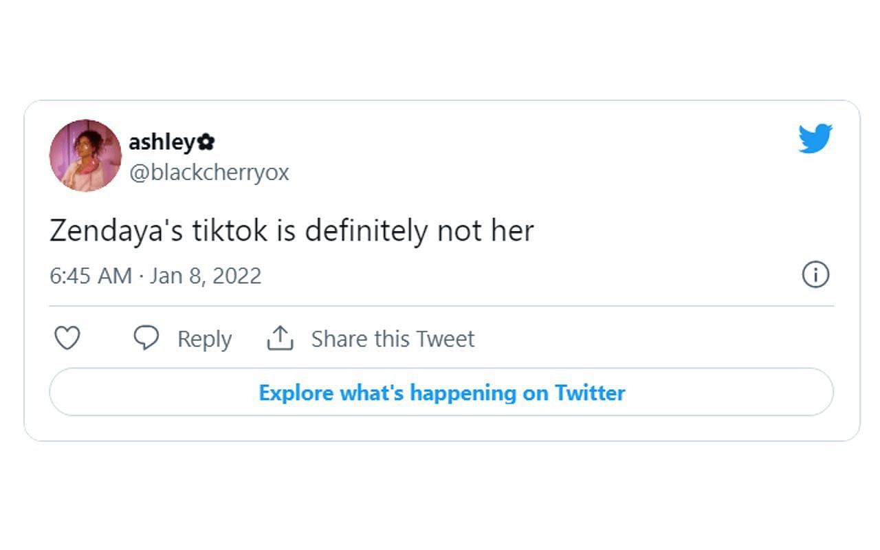 Fans react to the fake TikTok account 4/6 (Image via Twitter)