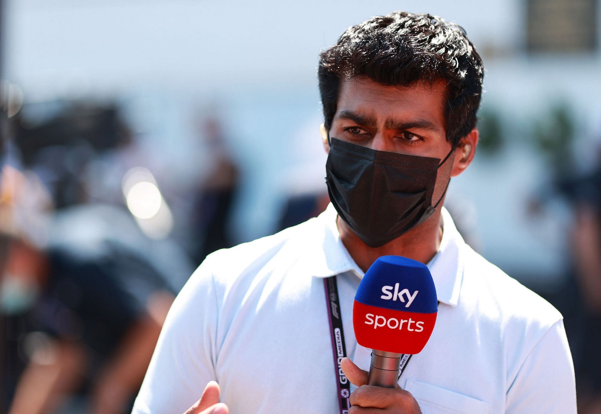 F1 Grand Prix of Hungary - Karun Chandhok on Sky Sports F1 (Photo by Mark Thompson/Getty Images)