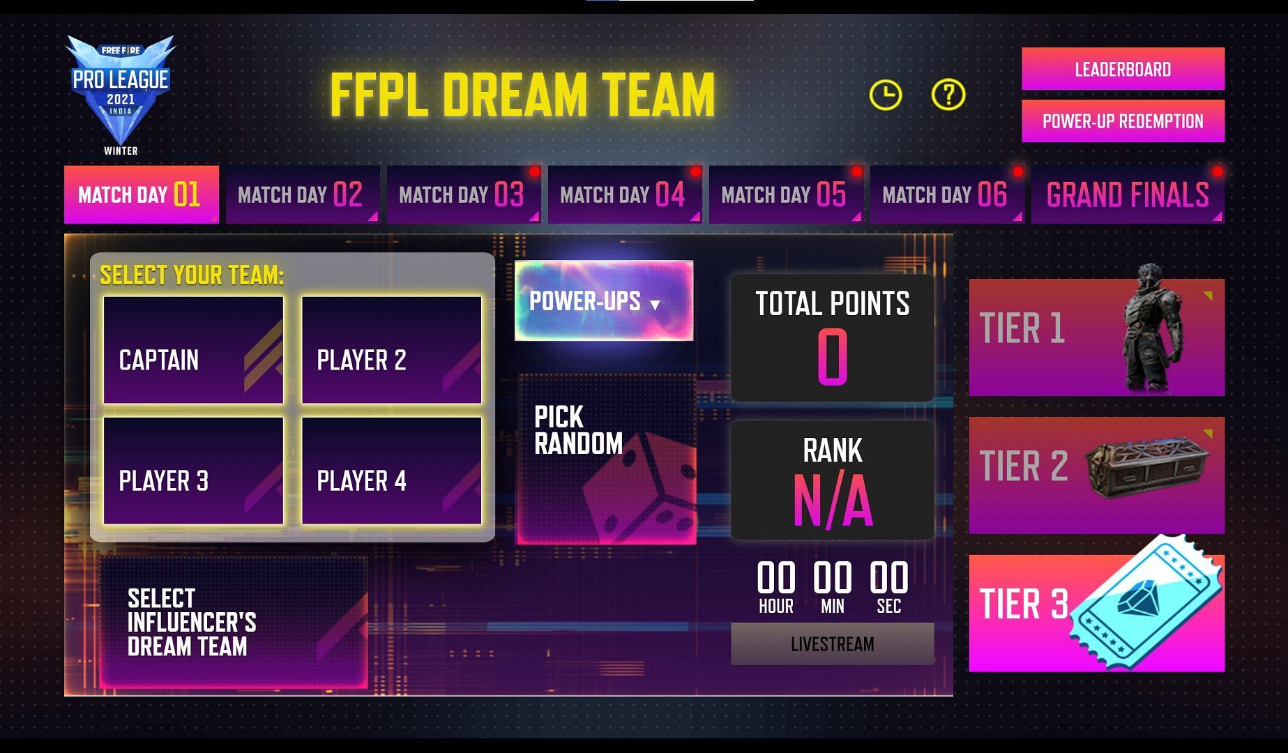 FFPL Dream Team provides gamers with several rewards (Image via Garena)