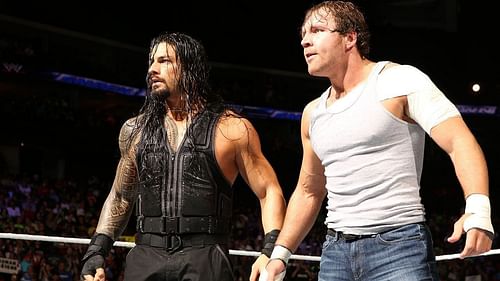 Roman Reigns and Jon Moxley (fka Dean Ambrose)