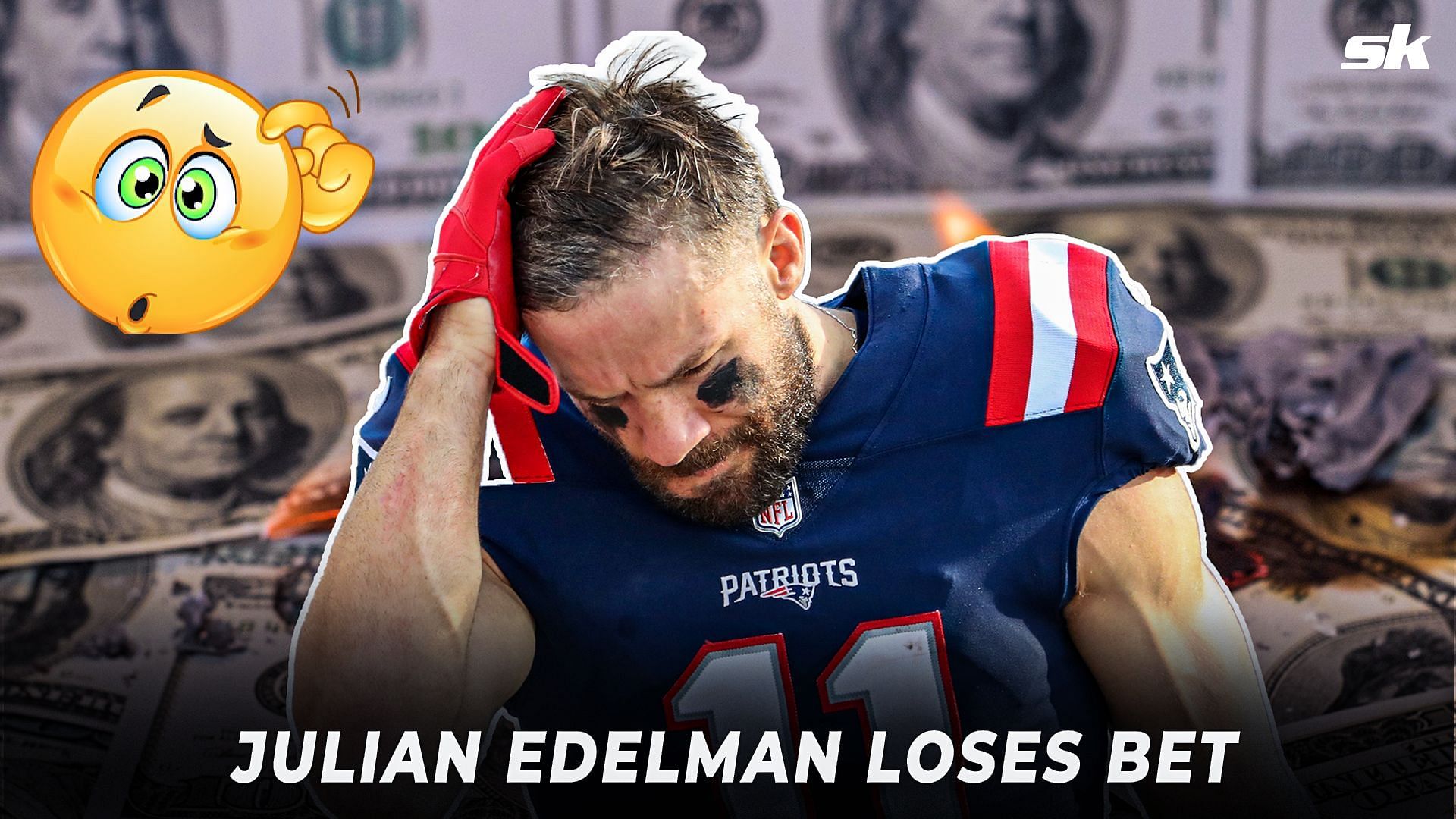 Former New England Patriots WR Julian Edelman loses bet