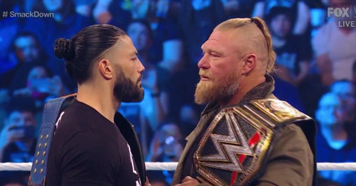 Roman Reigns and Brock Lesnar came face-to-face once again last week on SmackDown.