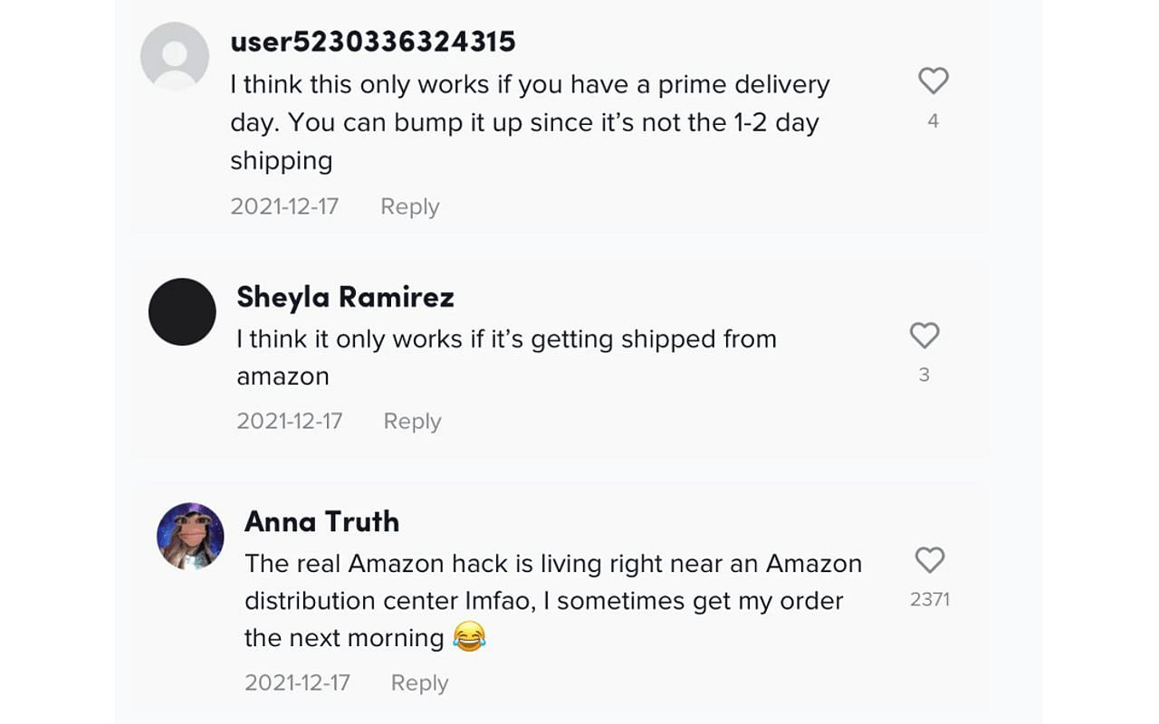 Users trying to explain the reason behind the Amazon hack (Image via prettylittlediy/TikTok)