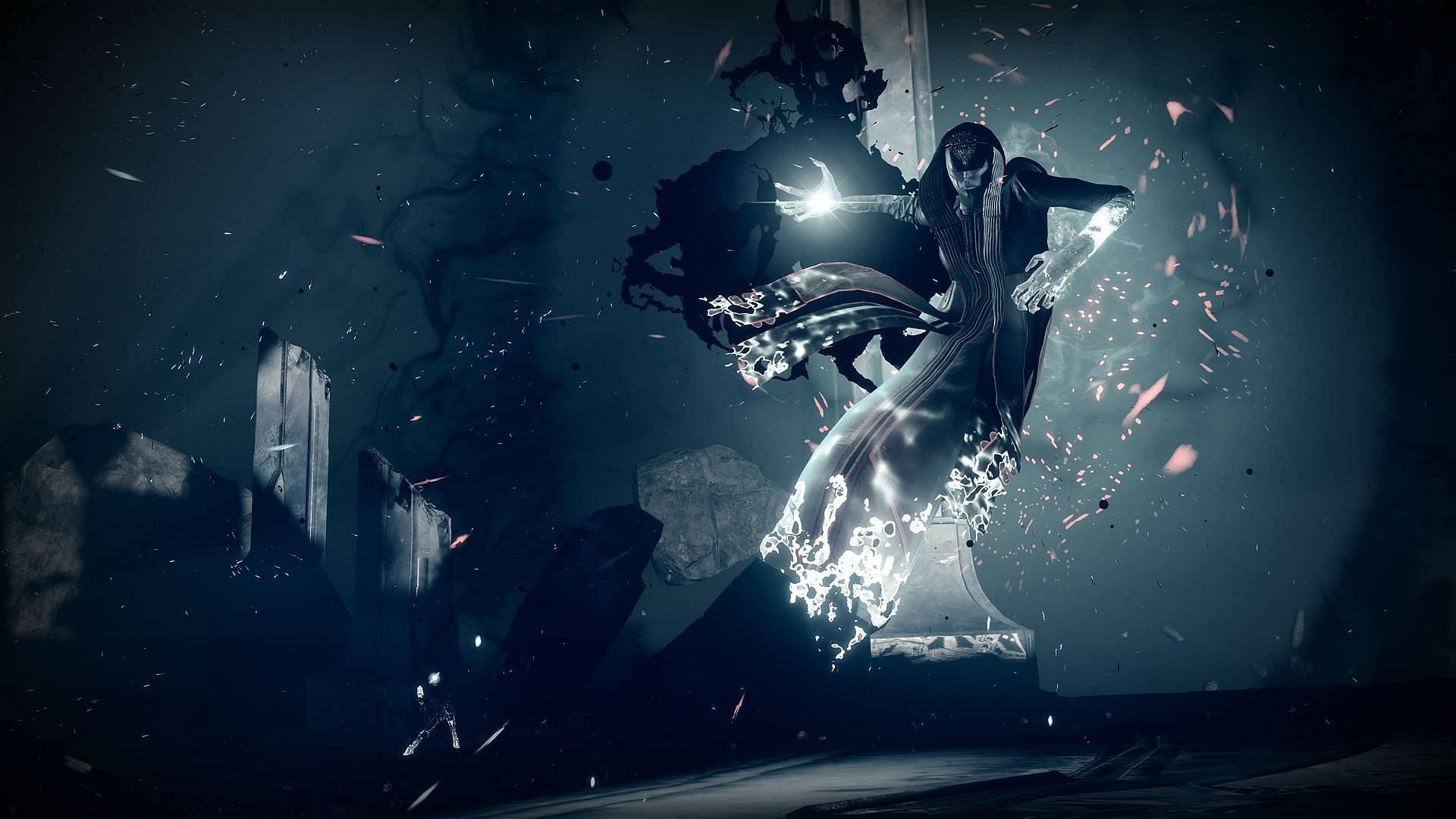 Corrupted boss Sedia in the strike (Image via Bungie)