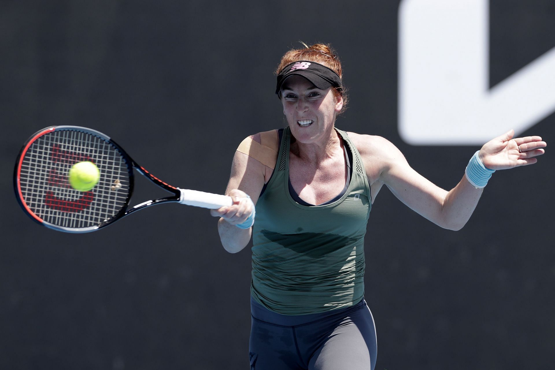 Brengle at the 2022 Australian Open.