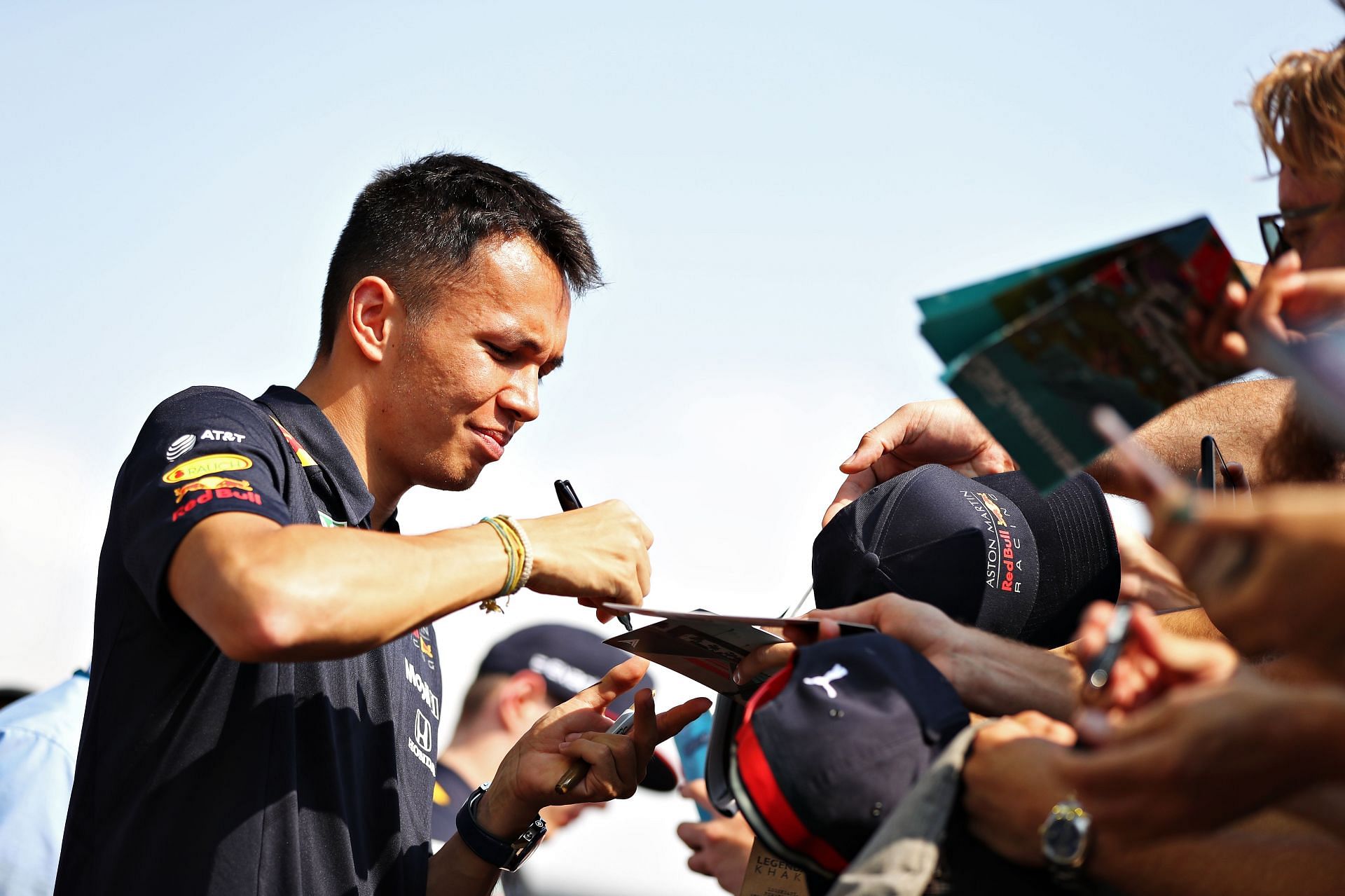 Alex Albon represented Red Bull for half of 2019 and the whole of 2020 (Photo by Mark Thompson/Getty Images)