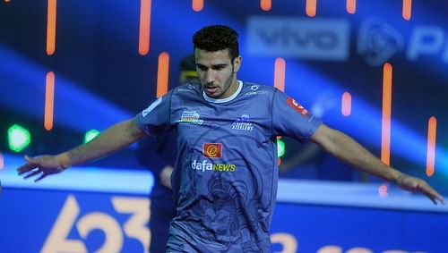 Jaideep Dahiya shone in Haryana Steelers' victory over UP Yoddha (Image: Pro Kabaddi)