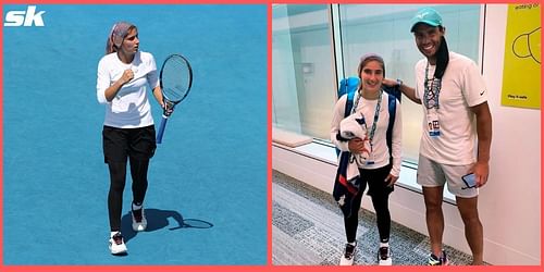 Meshkatolzahra Safi became the first Iranian player to win a Grand Slam juniors match