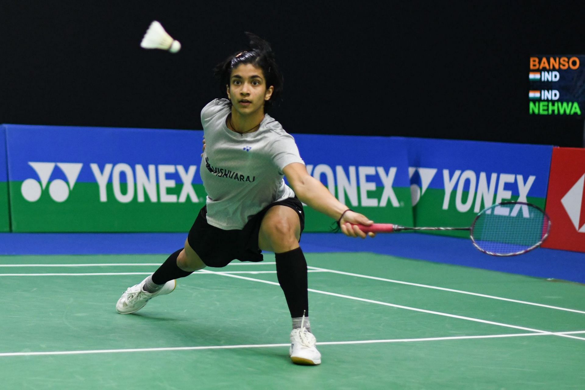Malvika Bansod beat Aakarshi Kashyap 21-11, 21-11 in the women&#039;s singles quarterfinal in Lucknow on Friday. (Picture: BAI)