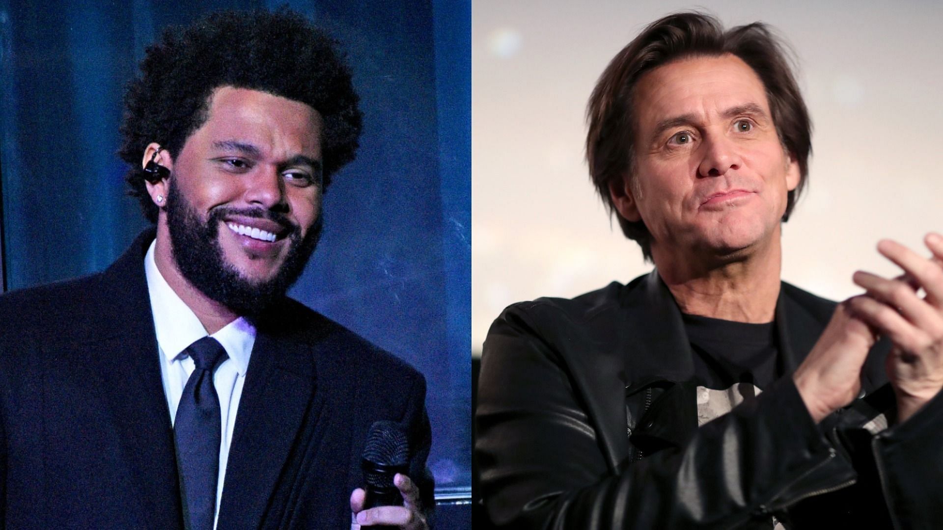 Jim Carrey and the Weeknd are close friends (Images via Getty Images)