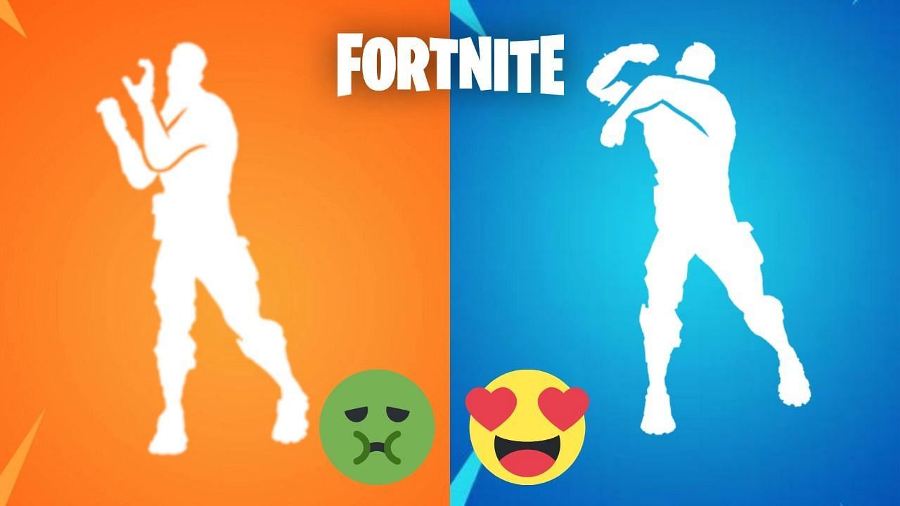 Fortnite released emotes that became catchy while others were plain annoying (Image via Sportskeeda)
