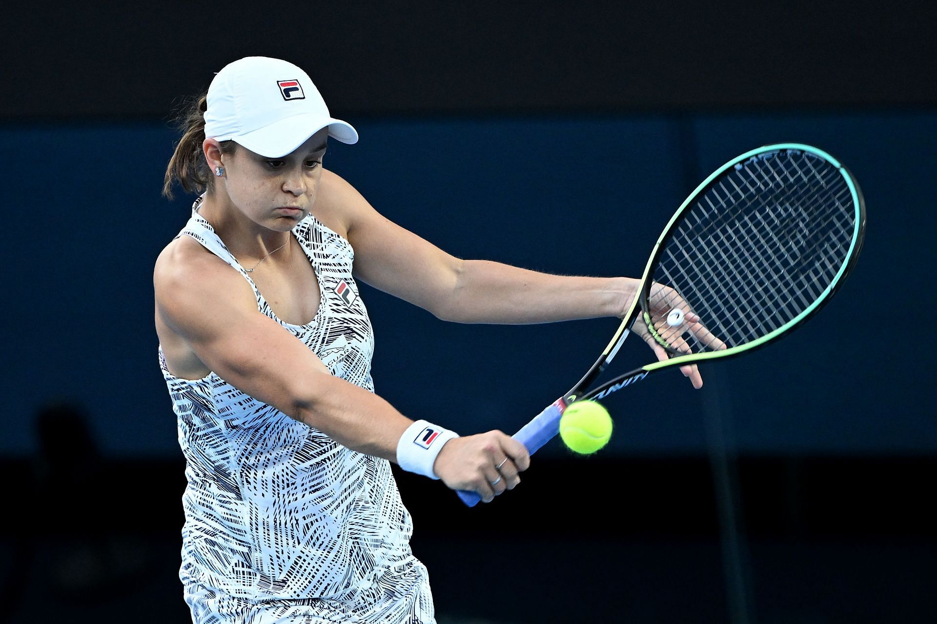 Ashleigh Barty needed only 54 minutes to progress to the second round of the Australian Open