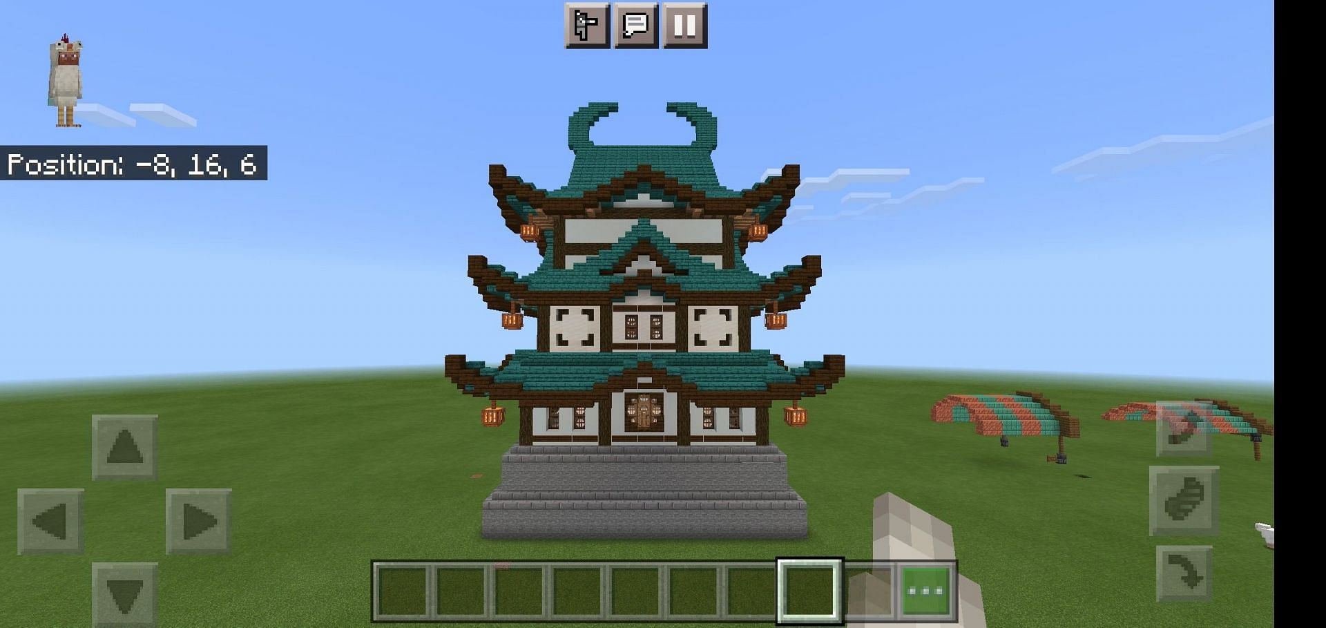 I built this pagoda. Any ideas on how to improve it? : r/Minecraft