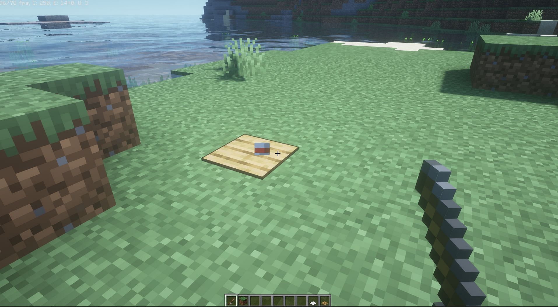 Pressure plate activated (Image via Minecraft)