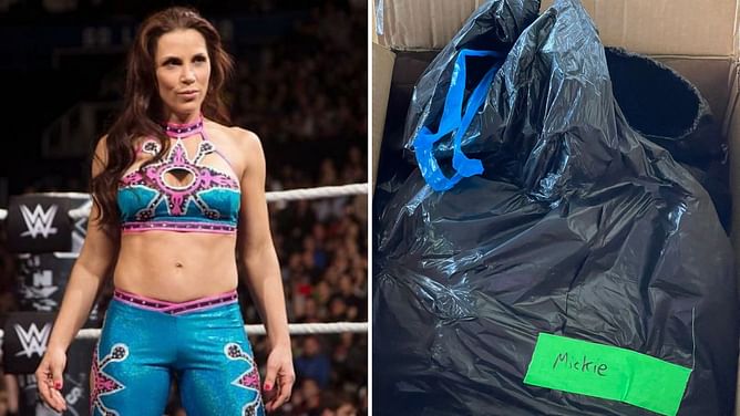 "It does suck" - Mickie James reveals details behind infamous trash bag incident