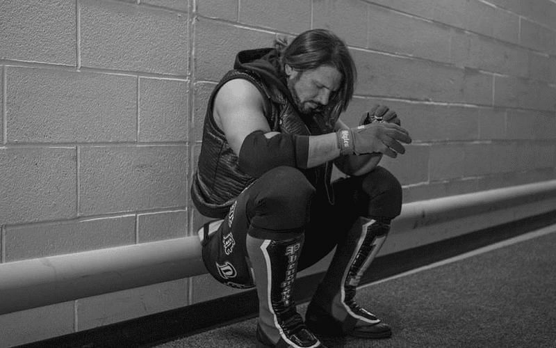 WWE superstar AJ Styles misses the blue brand