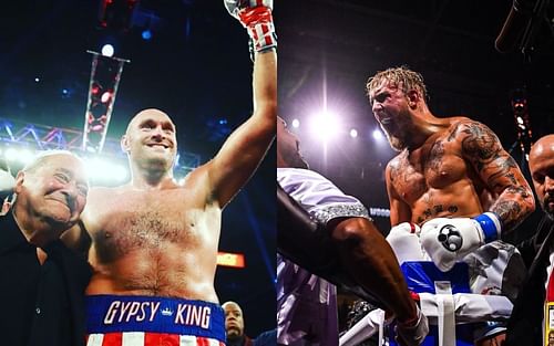 Tyson Fury (left), Jake Paul (right) [Images Courtesy: @gypsyking101 @Jakepaul on Instagram]