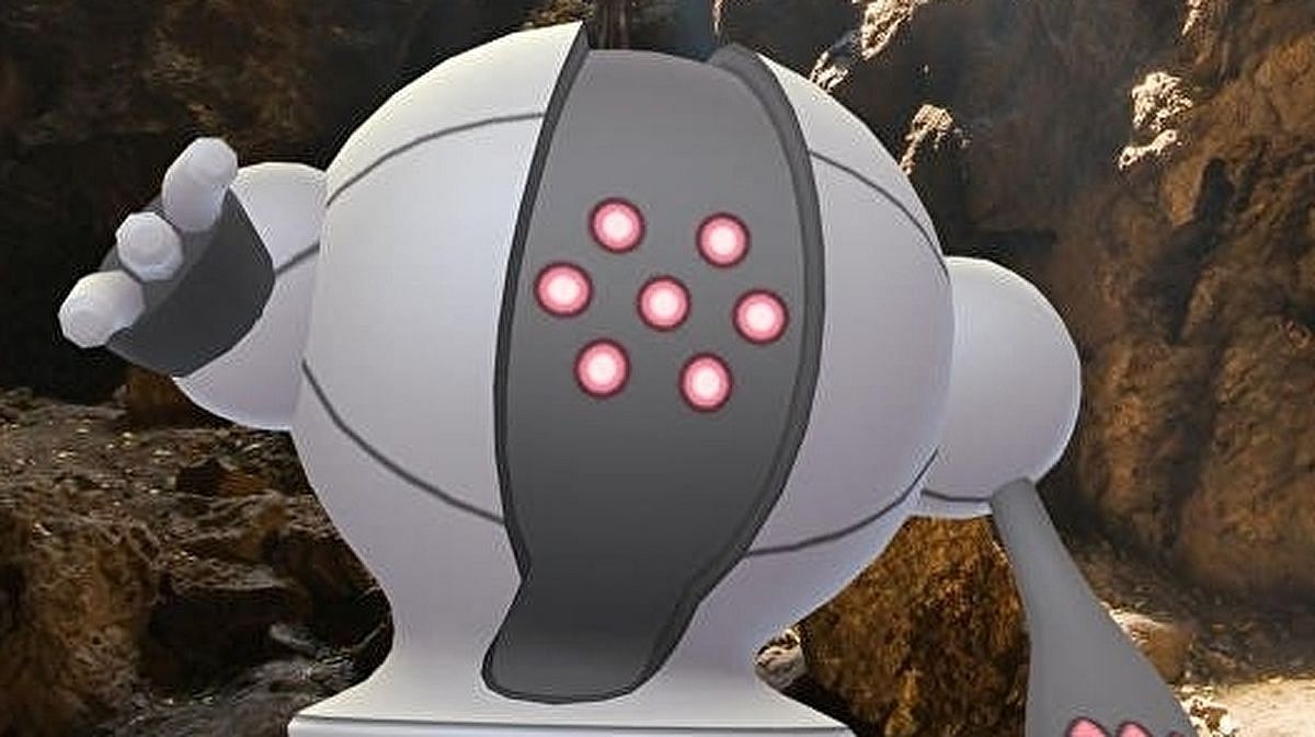 PvP fan-favorite Registeel will be appearing on the second Raid Hour of February (Image via Niantic)