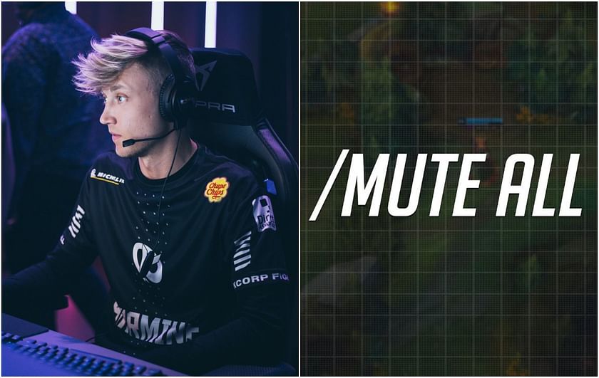 Is there any reason not to mute all?” League of Legends pro Rekkles on his preferred in-game chat