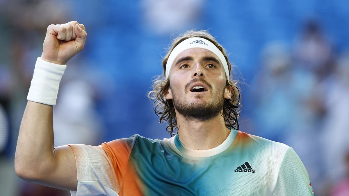 Tsitsipas served really well in the match