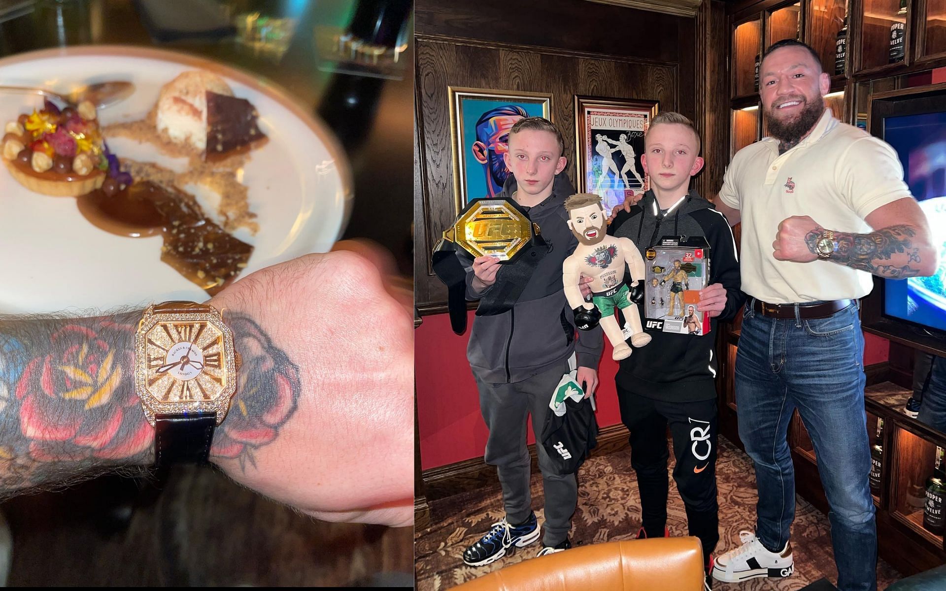 Conor McGregor received a unique gift from one of his Italian supporters. [@thenotoriousmma via Instagram]