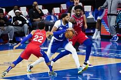 “I’d throw everything in the kitchen sink at him” - James Worthy advices LA Lakers to keep all options open to limit Joel Embiid in their next game against the 76ers