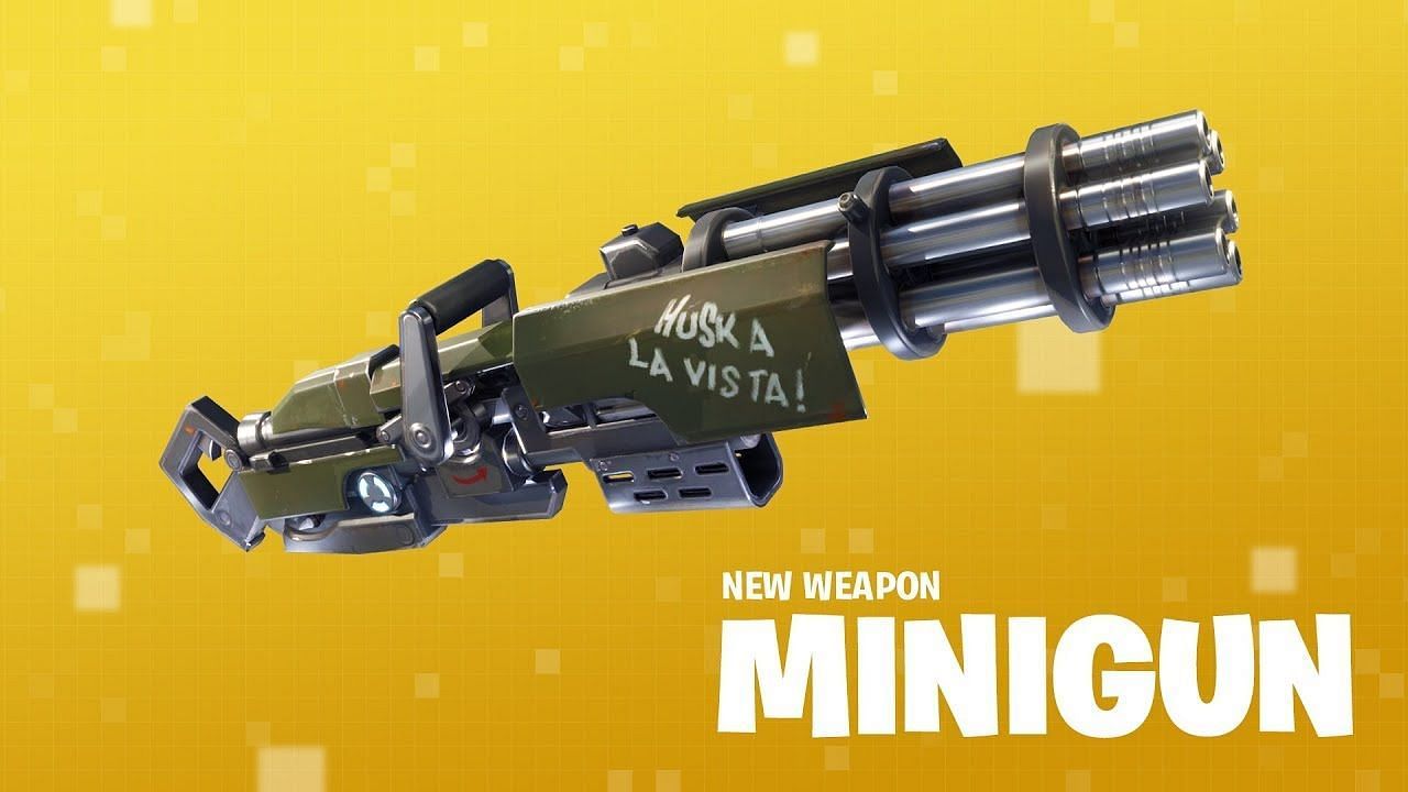 The Minigun (Image via Epic Games)