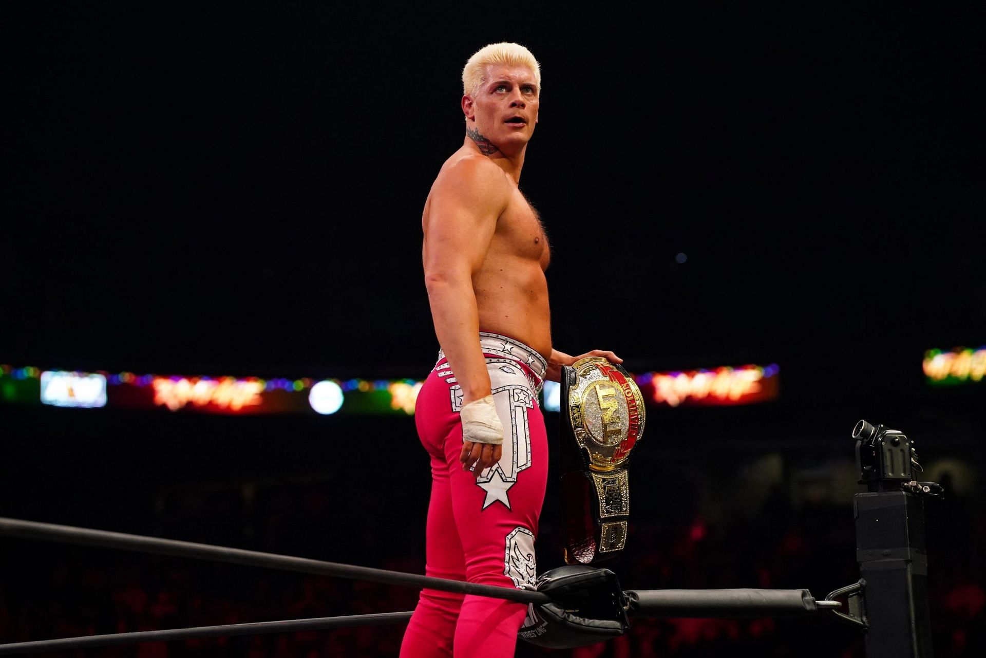 Cody Rhodes is the reigning TNT Champion and has held the belt thrice