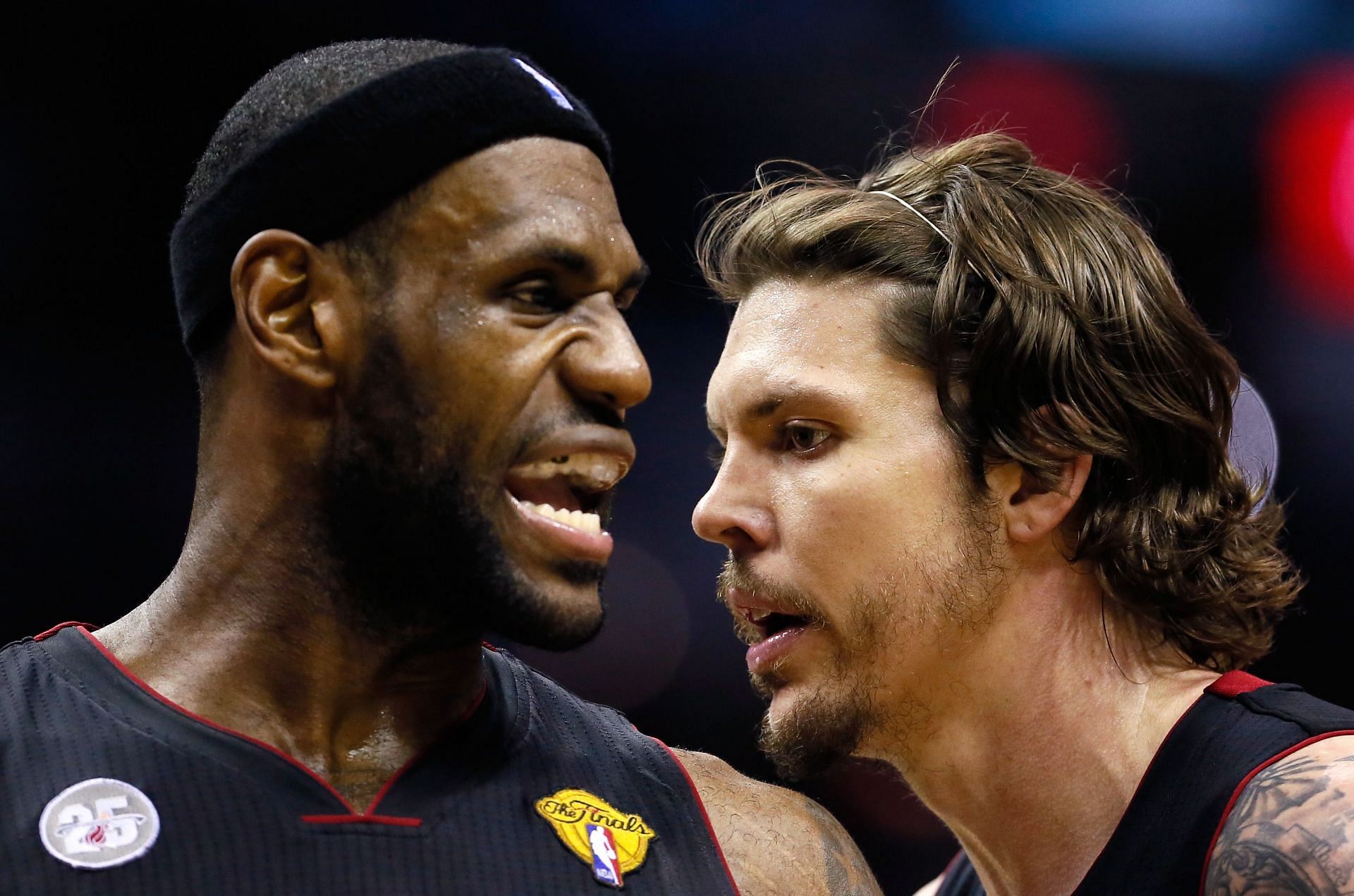 LeBron James and Mike Miller.