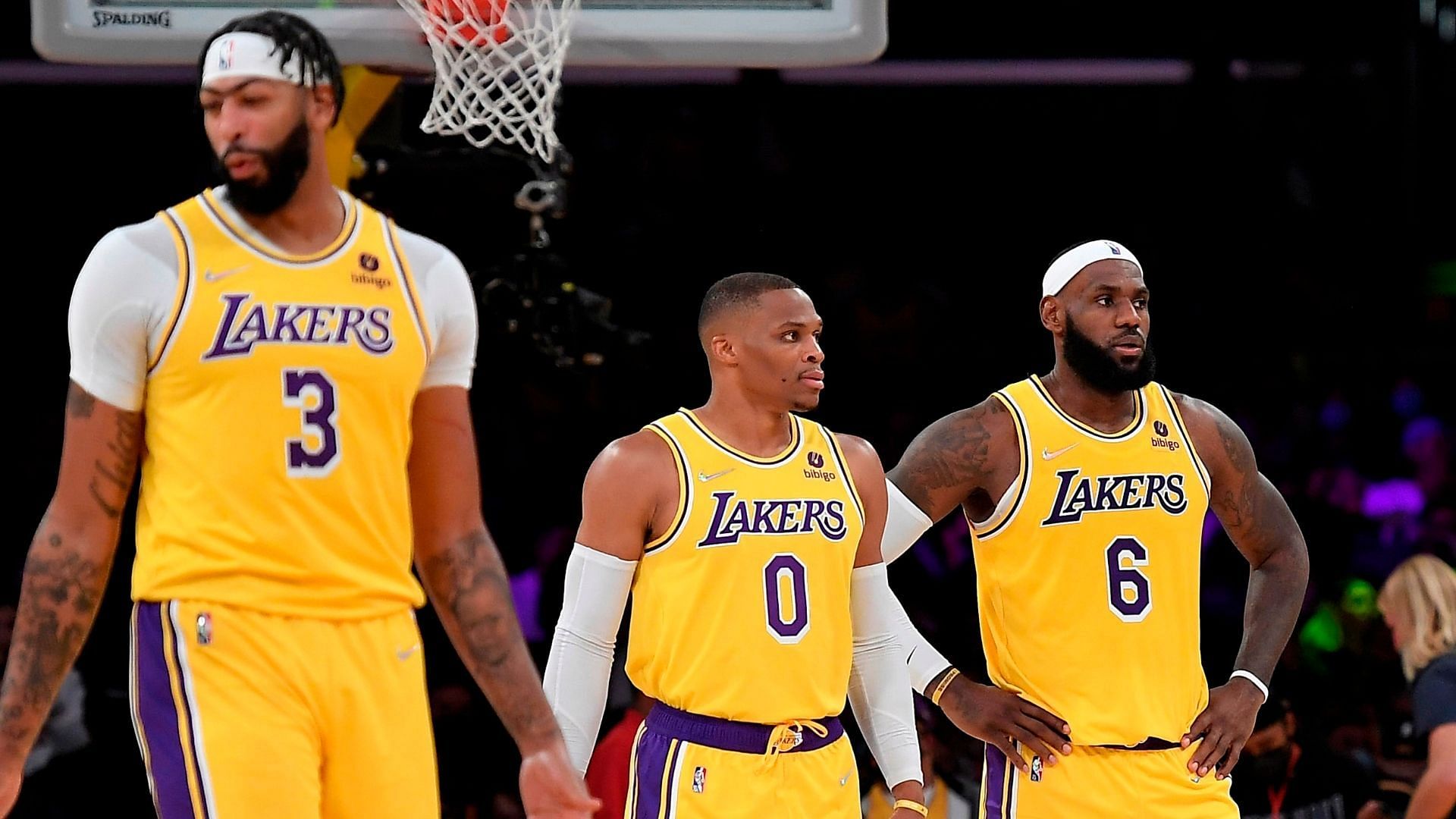 The NBA is still waiting for the LA Lakers&#039; trio of superstars to show consistent chemistry. [Photo: Sporting News]