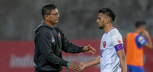 Derrick Pereira took over the reins at FC Goa in December last year. (Image Courtesy: Twitter/FCGoa)